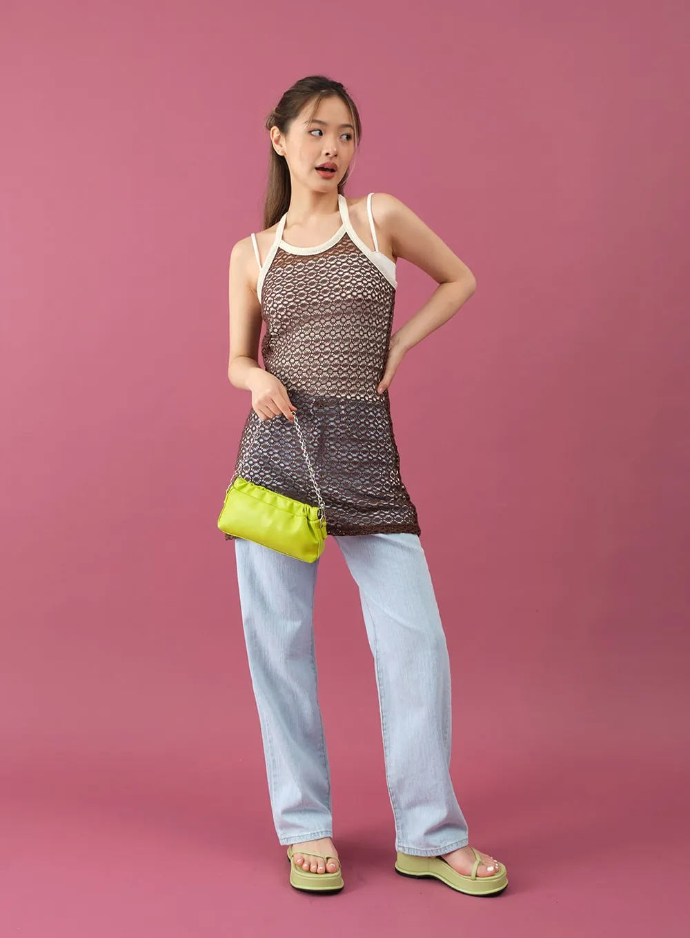 Wide Denim Pants for Summer CM12