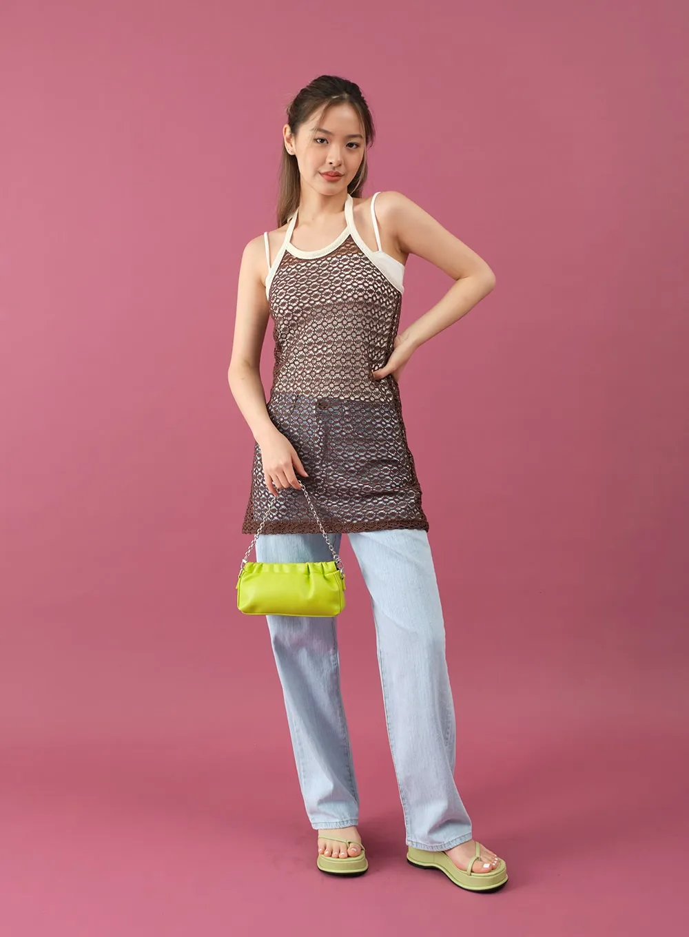 Wide Denim Pants for Summer CM12