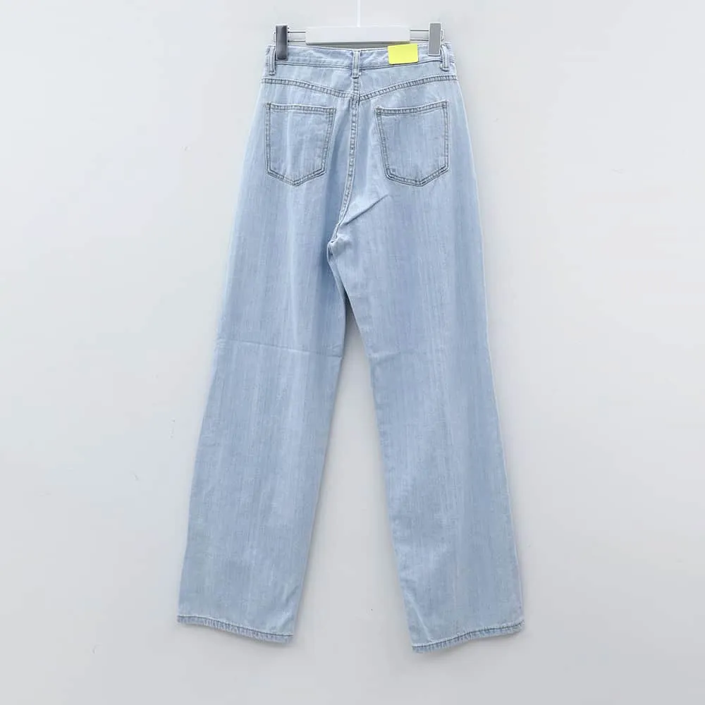 Wide Denim Pants for Summer CM12