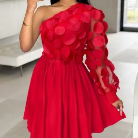 Women's Clothing Fashion Mesh Patchwork Dress