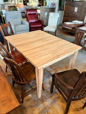 Wormy Maple Butterfly Leaf Dining Table - Showroom Models