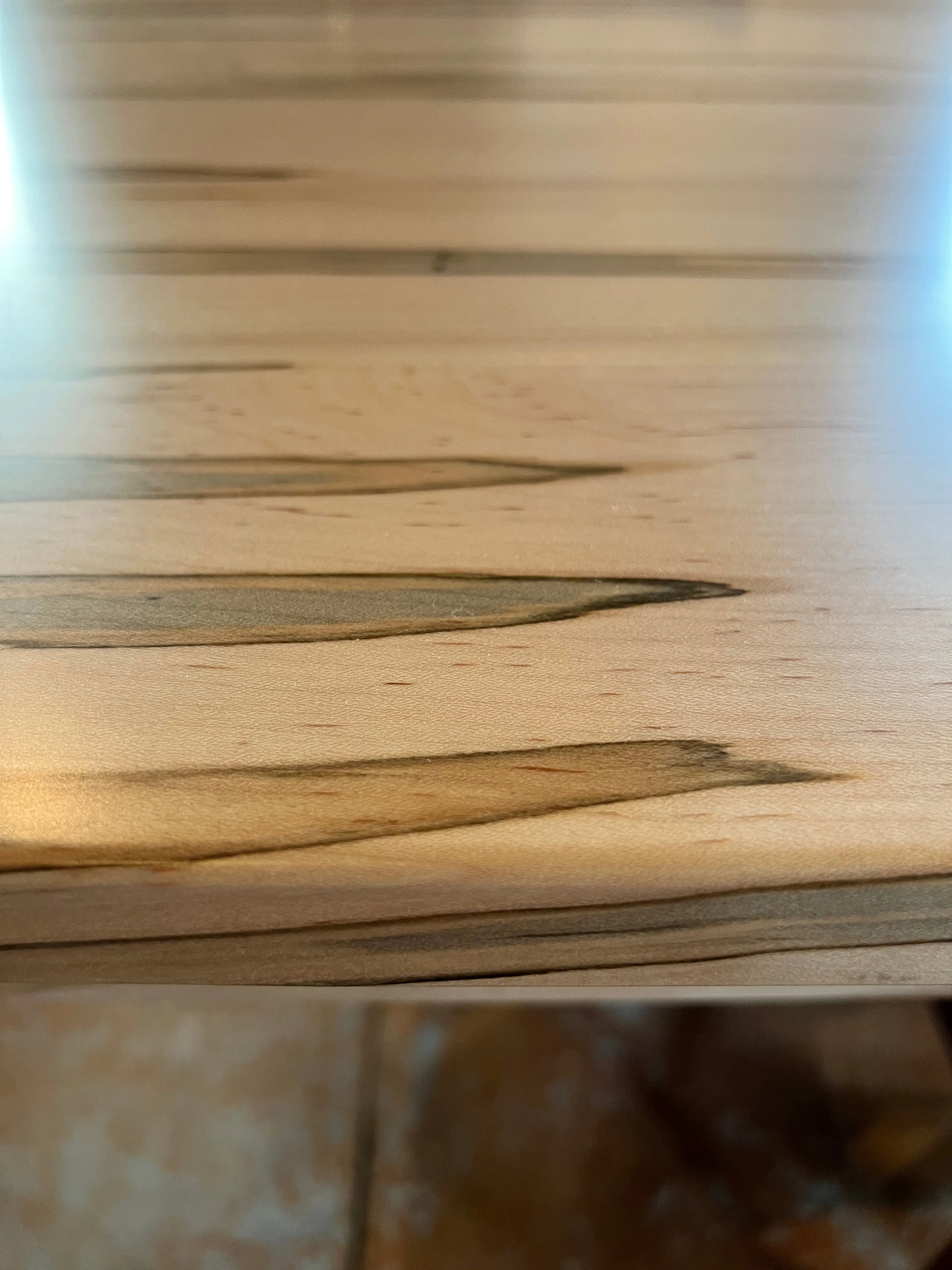 Wormy Maple Butterfly Leaf Dining Table - Showroom Models