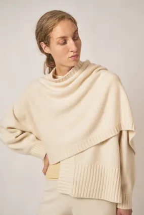 Wrap Front Cashmere Cardigan