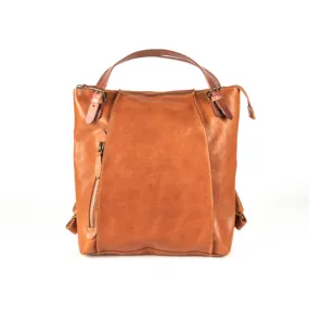 YAAGLE Multi-functional Real Leather Large Size Travel Sling Backpack Tote YG256
