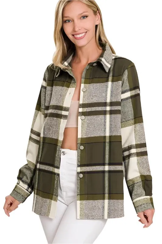 Yarn Dyed Plaid Shacket